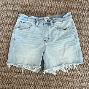 Madewell cut off jean shorts